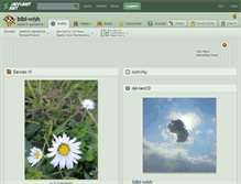 Tablet Screenshot of bibi-wish.deviantart.com