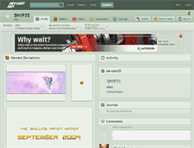 Tablet Screenshot of 5n1p35.deviantart.com