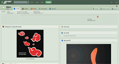 Desktop Screenshot of davn.deviantart.com