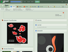 Tablet Screenshot of davn.deviantart.com