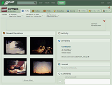 Tablet Screenshot of cormano.deviantart.com