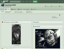 Tablet Screenshot of chaoticblue5000.deviantart.com