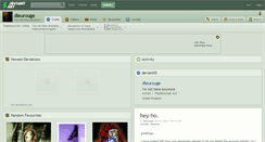 Desktop Screenshot of dieurouge.deviantart.com