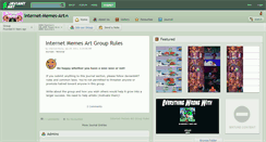 Desktop Screenshot of internet-memes-art.deviantart.com