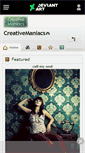 Mobile Screenshot of creativemaniacs.deviantart.com
