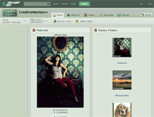 Tablet Screenshot of creativemaniacs.deviantart.com