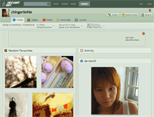 Tablet Screenshot of chingerliefde.deviantart.com