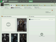 Tablet Screenshot of guesscui.deviantart.com