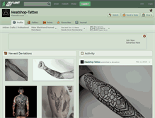 Tablet Screenshot of meatshop-tattoo.deviantart.com