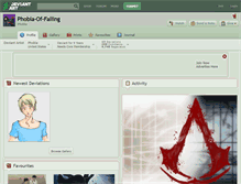 Tablet Screenshot of phobia-of-falling.deviantart.com