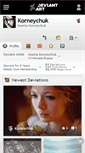 Mobile Screenshot of korneychuk.deviantart.com