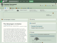 Tablet Screenshot of fantasia-tournament.deviantart.com