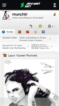 Mobile Screenshot of munchtr.deviantart.com
