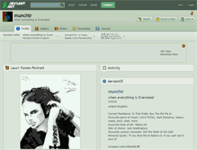 Tablet Screenshot of munchtr.deviantart.com
