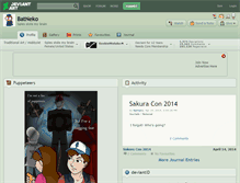 Tablet Screenshot of batneko.deviantart.com
