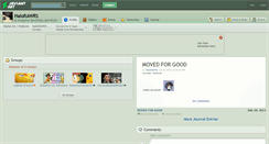 Desktop Screenshot of halorawrs.deviantart.com