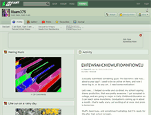 Tablet Screenshot of lilsam375.deviantart.com