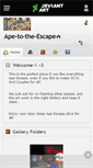 Mobile Screenshot of ape-to-the-escape.deviantart.com