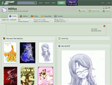 Tablet Screenshot of milliliya.deviantart.com