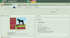 Desktop Screenshot of hedgehogz276.deviantart.com