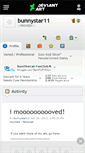 Mobile Screenshot of bunnystar11.deviantart.com