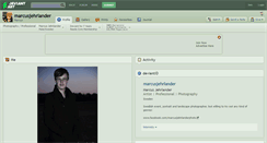 Desktop Screenshot of marcusjehrlander.deviantart.com
