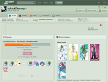 Tablet Screenshot of mitsuki0tennyo.deviantart.com