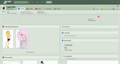 Desktop Screenshot of cyberwill.deviantart.com