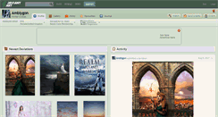 Desktop Screenshot of amblygon.deviantart.com
