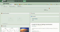 Desktop Screenshot of gain-fantasy.deviantart.com