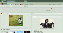 Desktop Screenshot of manira.deviantart.com