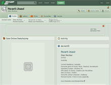 Tablet Screenshot of pavarti-jioasd.deviantart.com
