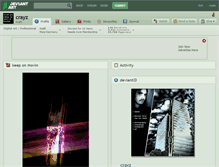 Tablet Screenshot of crayz.deviantart.com