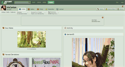Desktop Screenshot of irisconlon.deviantart.com