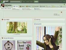 Tablet Screenshot of irisconlon.deviantart.com