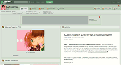 Desktop Screenshot of barbypornea.deviantart.com