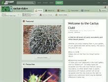 Tablet Screenshot of cactus-club.deviantart.com