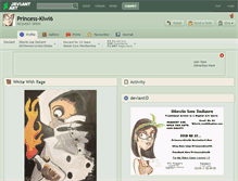 Tablet Screenshot of princess-kiwi6.deviantart.com