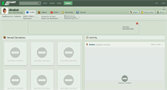 Desktop Screenshot of dinabot.deviantart.com