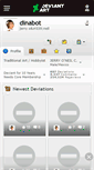 Mobile Screenshot of dinabot.deviantart.com