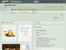 Tablet Screenshot of emo-lozer-2010.deviantart.com