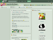 Tablet Screenshot of count-ds-pet-shop.deviantart.com