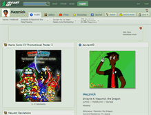 Tablet Screenshot of mazznick.deviantart.com