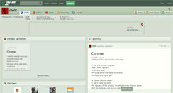 Desktop Screenshot of cholif.deviantart.com