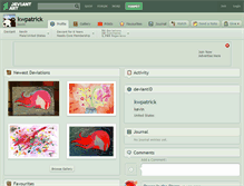Tablet Screenshot of kwpatrick.deviantart.com