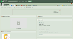 Desktop Screenshot of kamilyon.deviantart.com