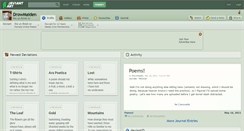 Desktop Screenshot of drowmaiden.deviantart.com