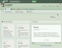 Tablet Screenshot of drowmaiden.deviantart.com