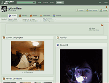 Tablet Screenshot of optical-flare.deviantart.com