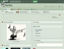 Tablet Screenshot of fong-saiyuk.deviantart.com